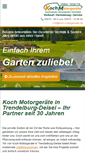 Mobile Screenshot of koch-motorgeraete.de